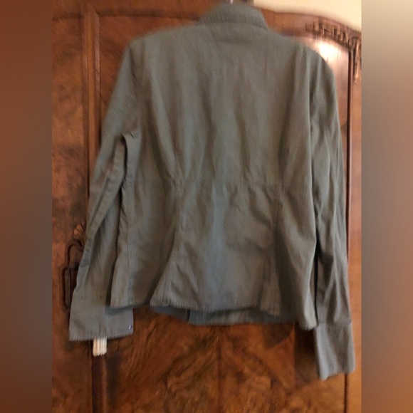 Tommy Hilfiger Vintage Y2K snap front shirt military style chic - Picture 2 of 11